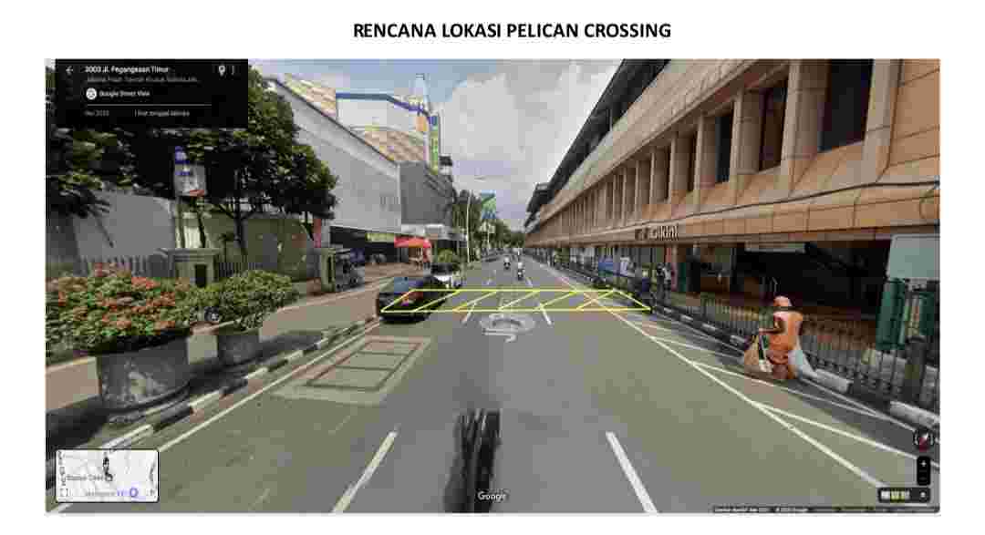 Rencana lokasi akses pejalan kaki di Stasiun Cikini (SinPo.id/ Dok. Pemprov DKI)