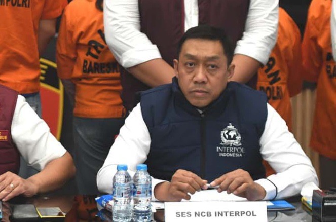 Ses NCB Interpol Indonesia Divhubinter Polri, Brigjen Untung Widyatmoko (SinPo.id/Dok Polri)