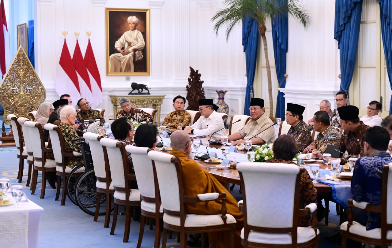 Dialog Istana: Prabowo dan Tokoh GNB (SinPo.id/Setpres)