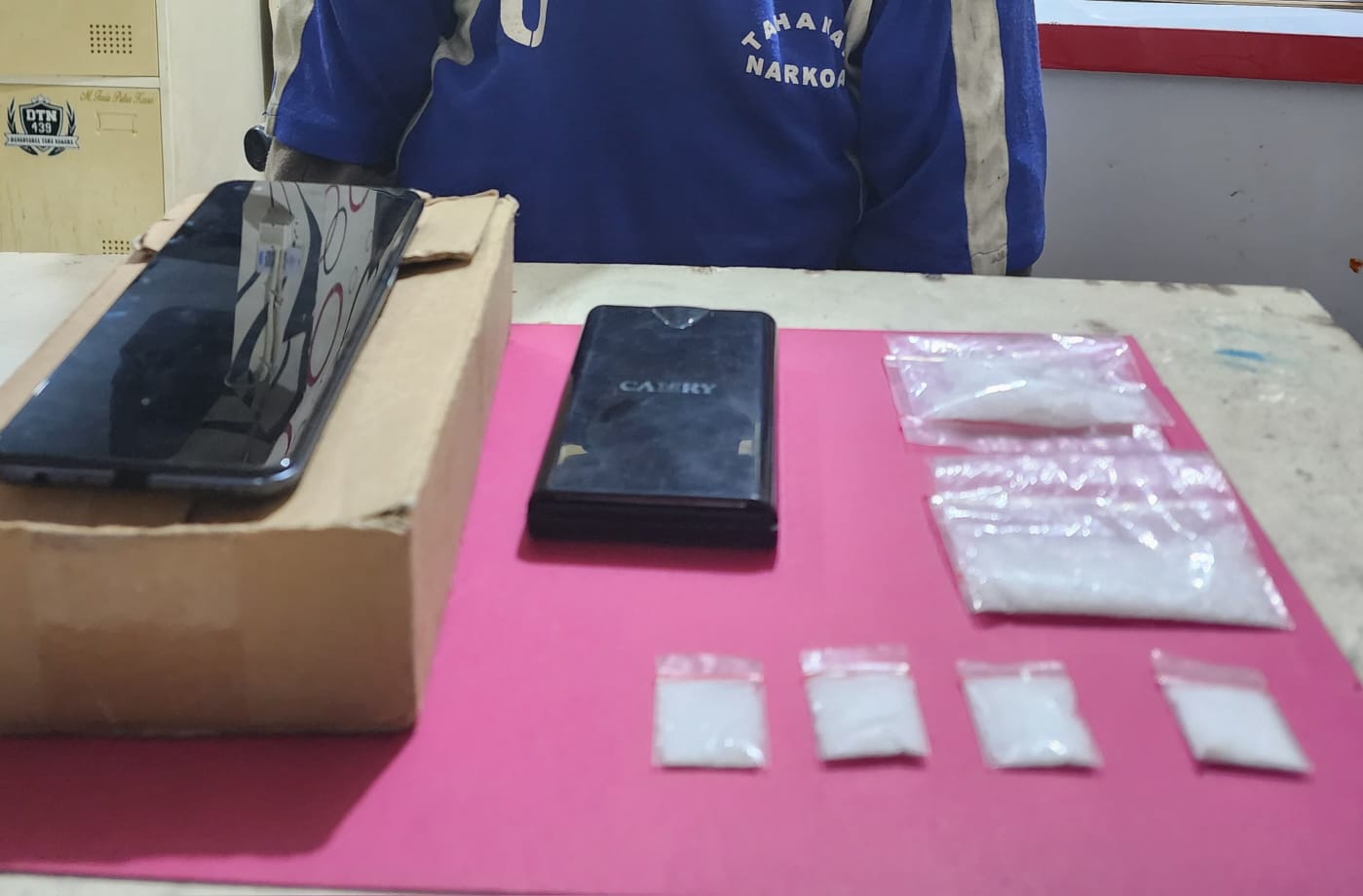 Barang bukti sabu yang disita Polres Sukabumi (SinPo.id/ Humas Polri)