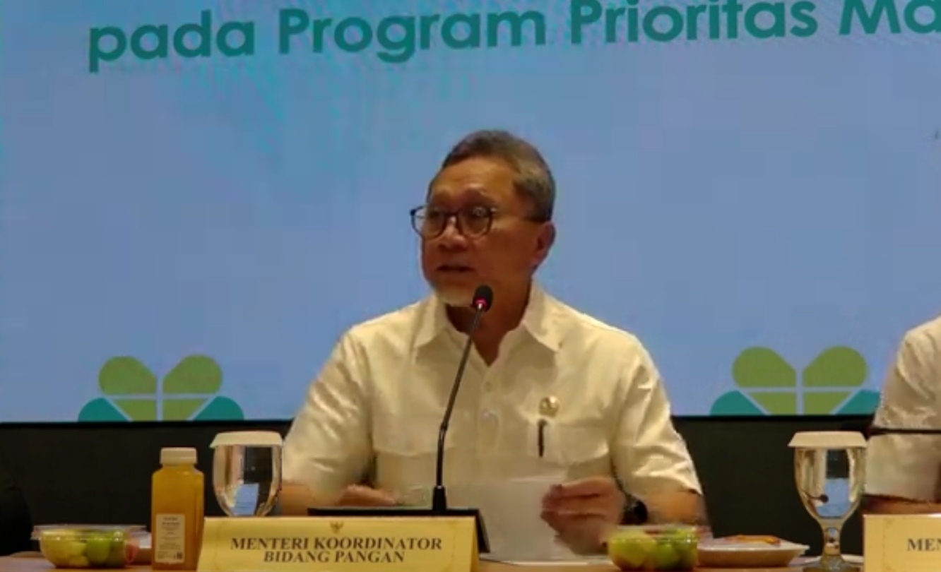 Menko Pangan Zulkifli Hasan (SinPo.id/ Tangkapan layar)