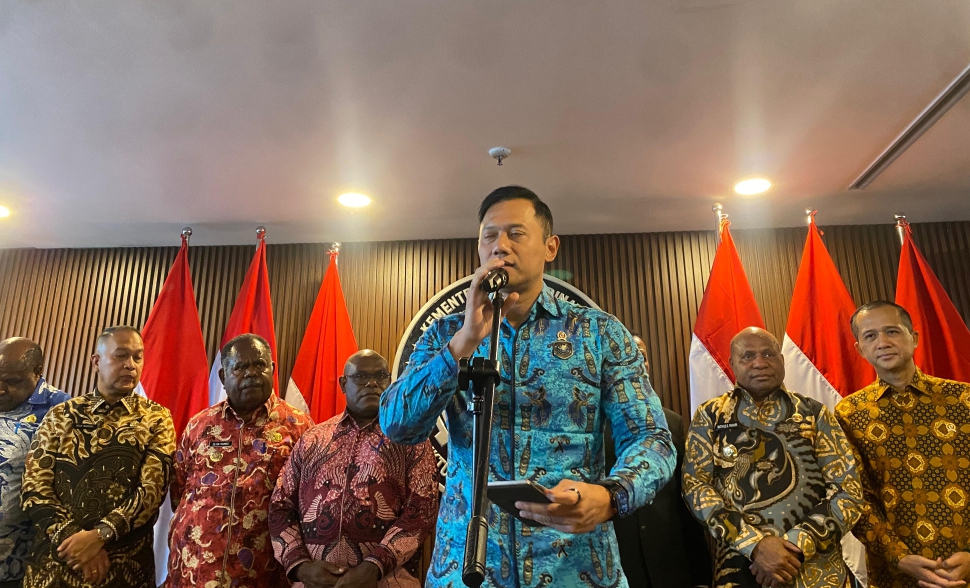 Menteri IPK Agus Harimurti Yudhoyono (SinPo.id/Tio Pirnando)