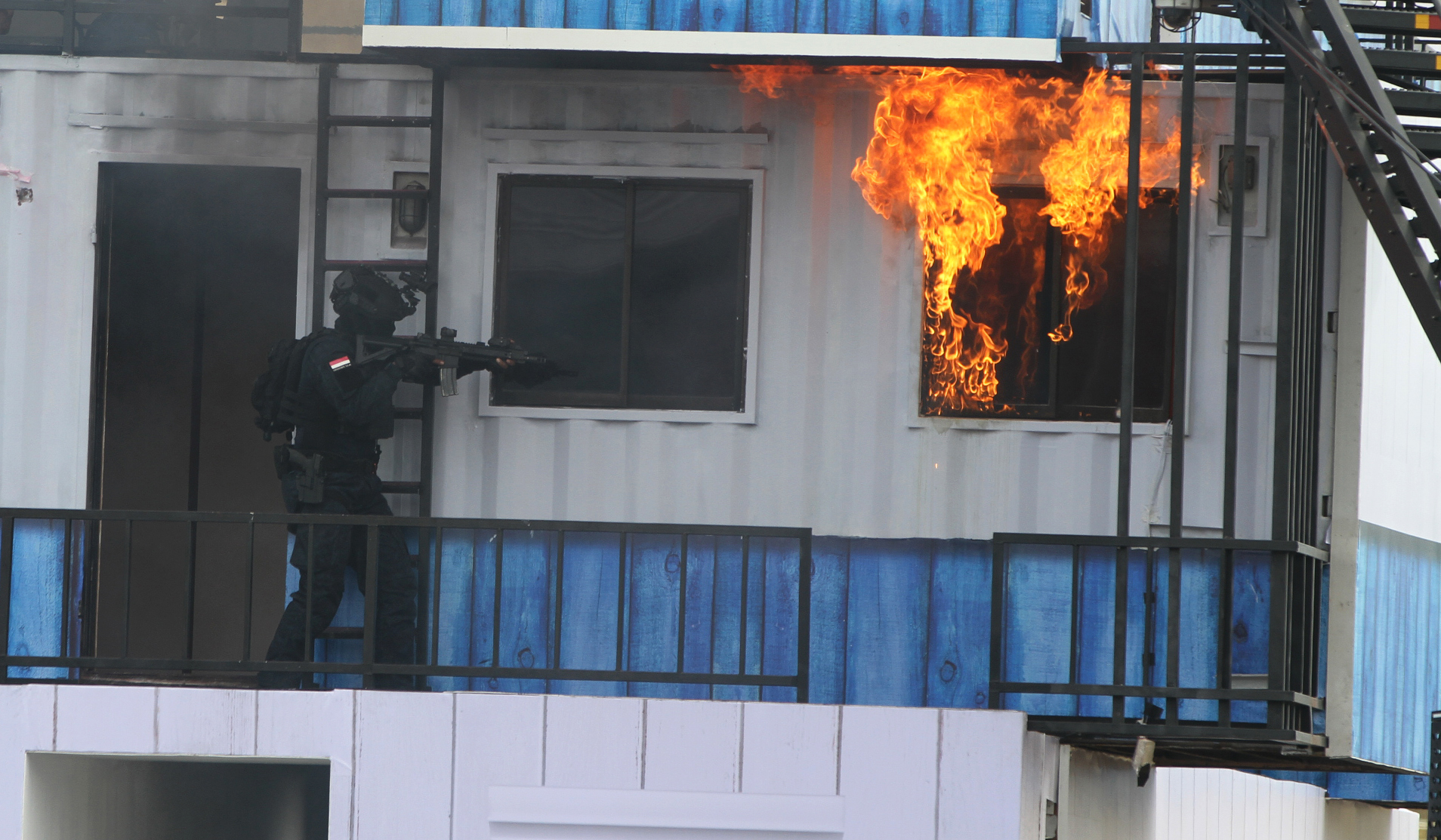 Gladi bersih HUT TNI. (Agus Priatna/SinPo.id)