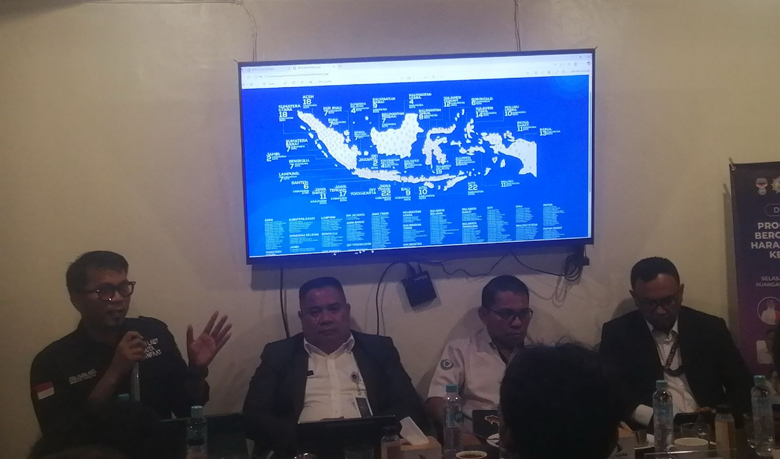 Diskusi ASPEKSINDO bertajuk Program Pemerintah Makanan Bergizi Gratis: Antara Harapan dan Kenyataan Masyarakat Kepulauan dan Pesisir. (SinPo.id/Tio)