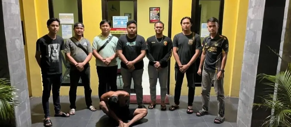 Pelaku rudapaksa anak di Bangka Tengah (SinPo.id/ Humas Polri)