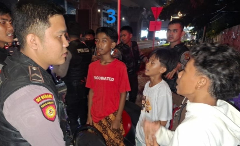 Tampang remaja yang diamankan polisi (SinPo.id/Dok.PMJ)