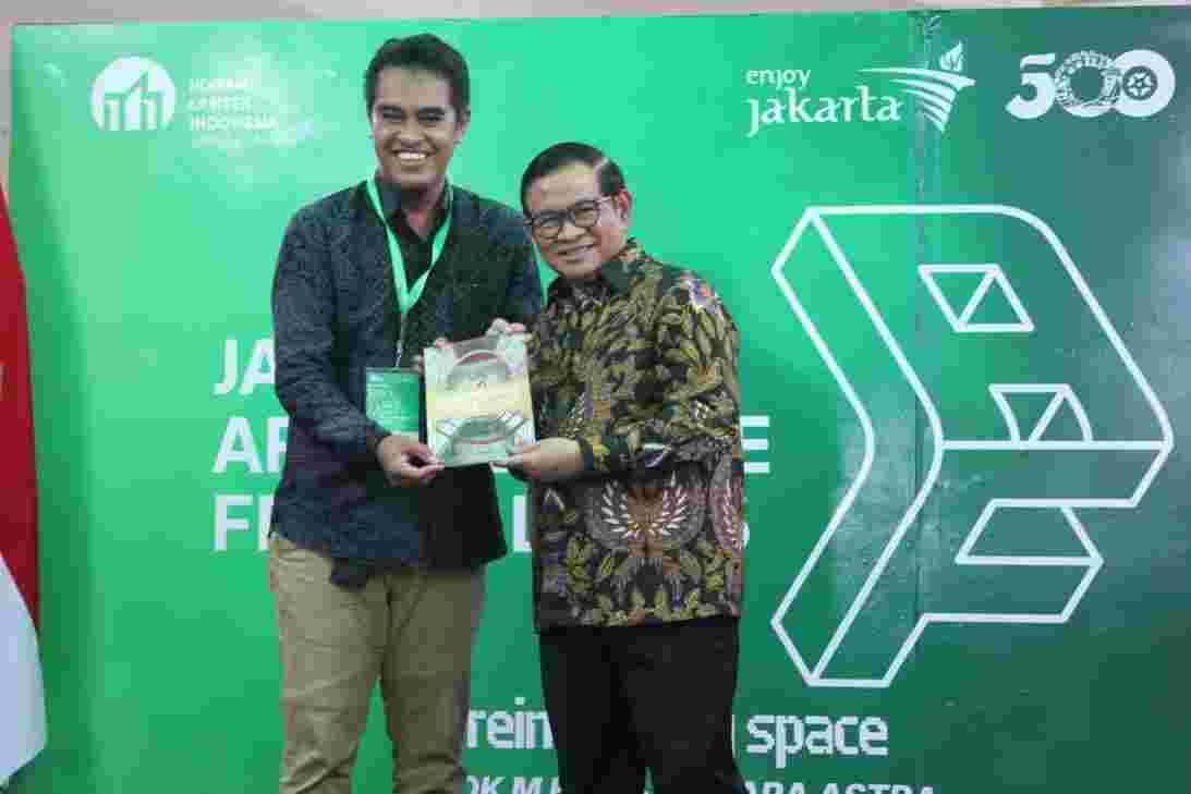 Gubernur DKI Jakarta Pramono Anung meresmikan pembukaan Jakarta Architecture Festival (JAF) 2025 di Blok M Hub. (SinPo.id/Pemprov DKI Jakarta)