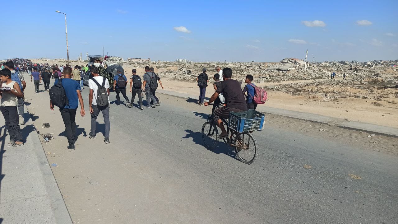 Warga Gaza mulai kembali ke rumah (SinPo.id/ Dok. Pribadi Muhammed Rabah)