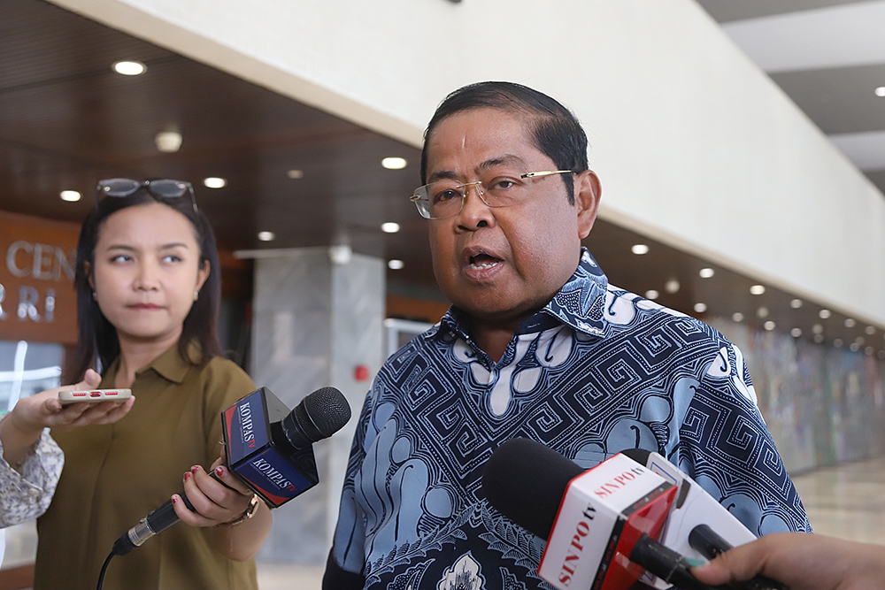 Wakil Ketua Umum Bidang Kebijakan Publik Partai Golkar Idrus Marham (SinPo.id/ Dok. BeritaNasional)