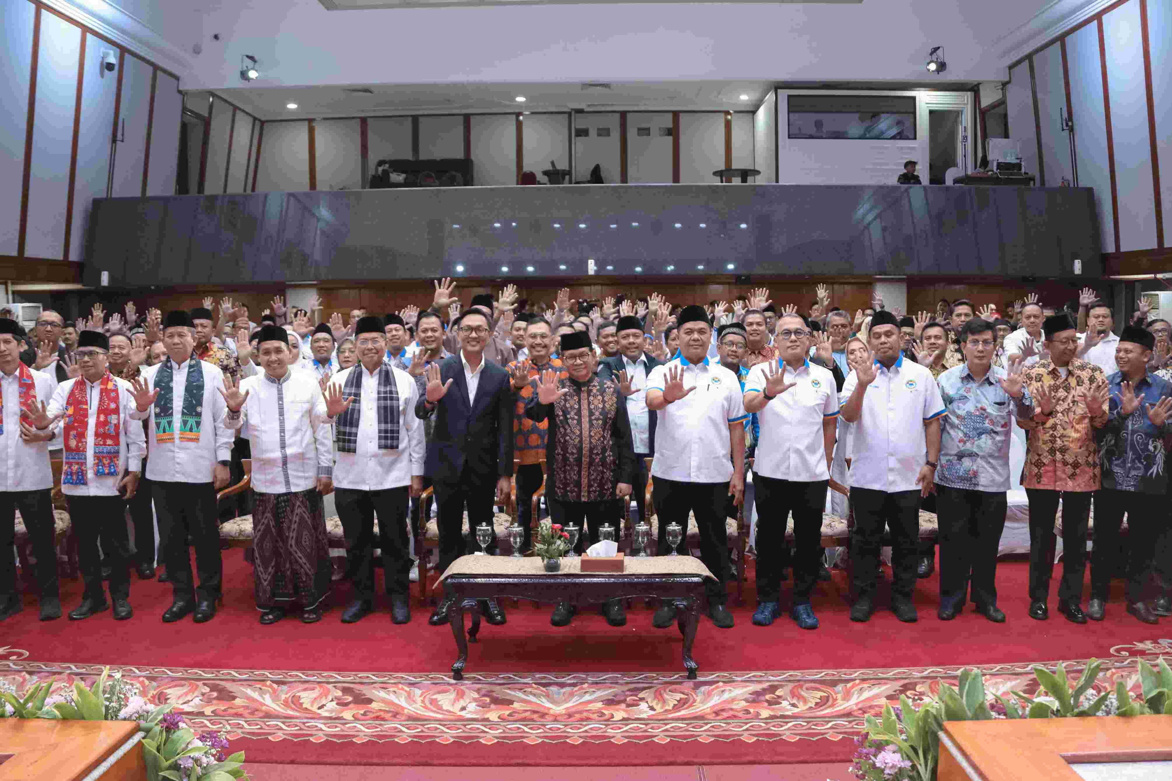 Gubernur DKI Jakarta Pramono Anung di acara IKA PMII DKI (SinPo.id/ Dok. Pemprov DKI)