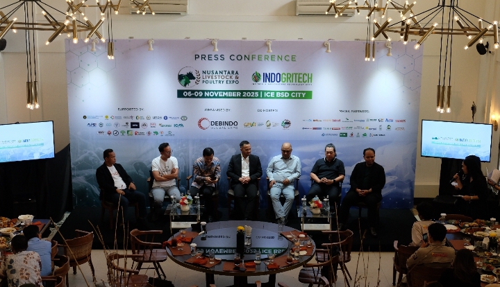 Konferensi pers IndoGriTech di Kebayoran Baru (SinPo.id/ Dok. Debindo)