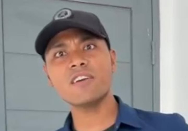 Pelaku pelecehan terhadap pegawai SPPG (SinPo.id/Tangkapan layar)