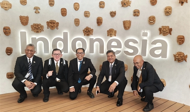 Wamenperin Faisol Riza usai membuka Business Forum di Paviliun Indonesia, World Expo 2025 Osaka. (SinPo.id/dok. Kemenperin)