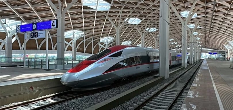 Ilustrasi kereta cepat Jakarta-Bandung atau Whoosh (SinPo.id/ Dok. KCIC)