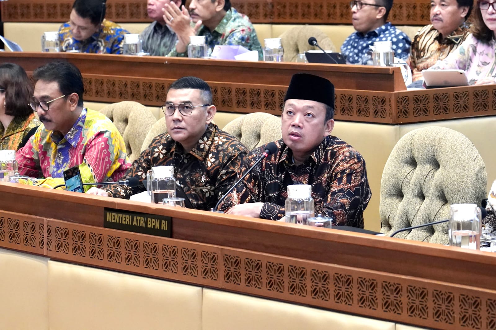 Jajaran Kementrian ATR/BPN hadir di DPR RI (Sinpo.id/Tim Media)
