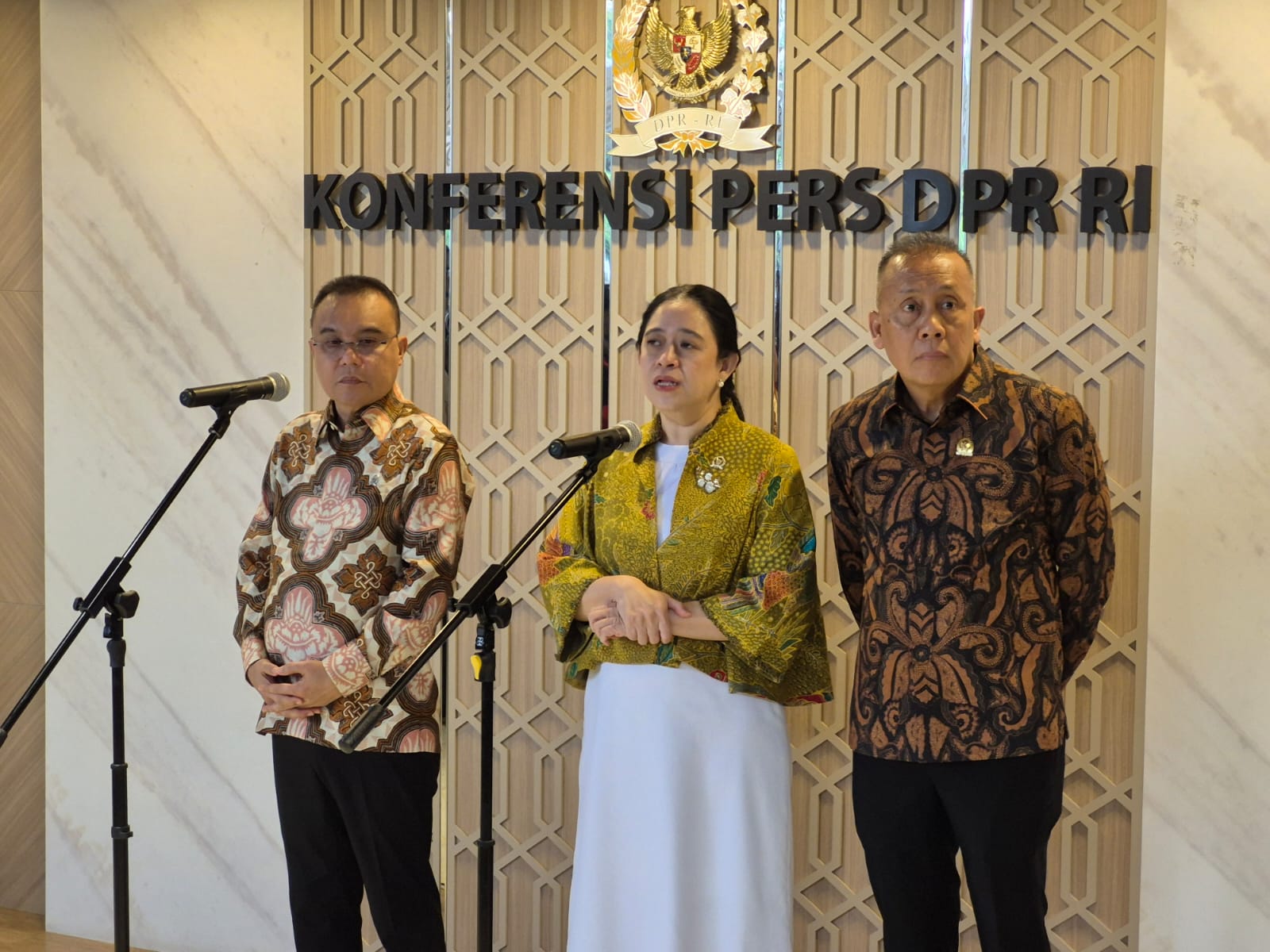 Ketua DPR RI Puan Maharani (SinPo.id/ Galuh Ratnatika)