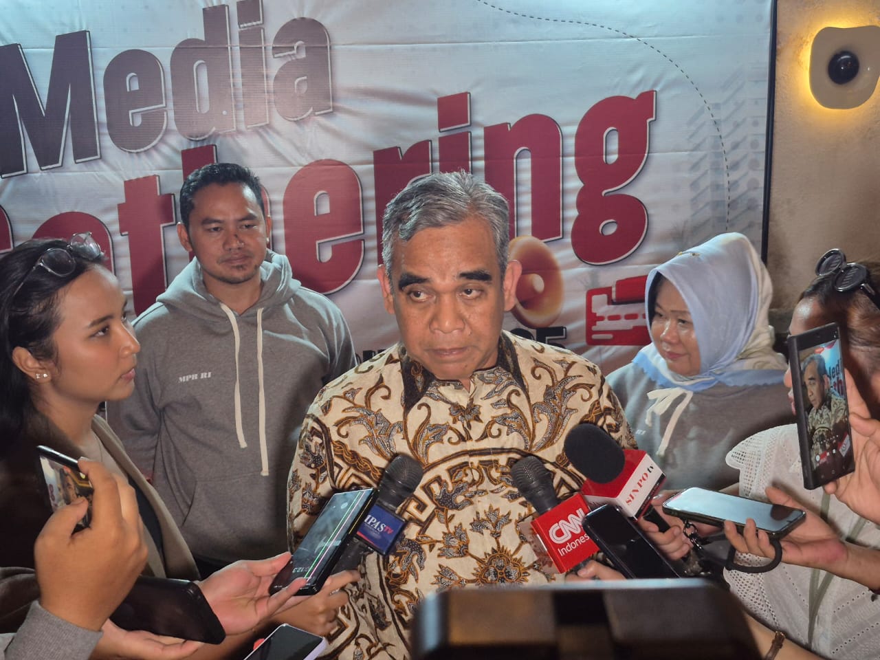 Ketua MPR RI Ahmad Muzani (SinPo.id/ Galuh Ratnatika)