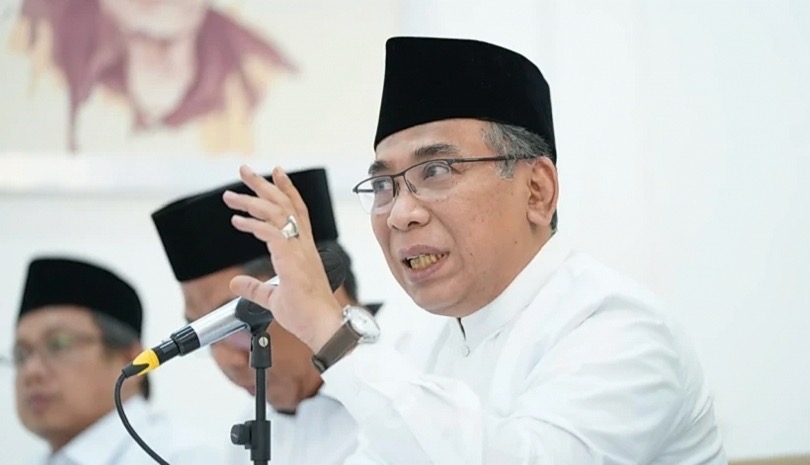 Ketua Umum PBNU KH Yahya Cholil Staquf alias Gus Yahya. (SinPo.id/Ashar)