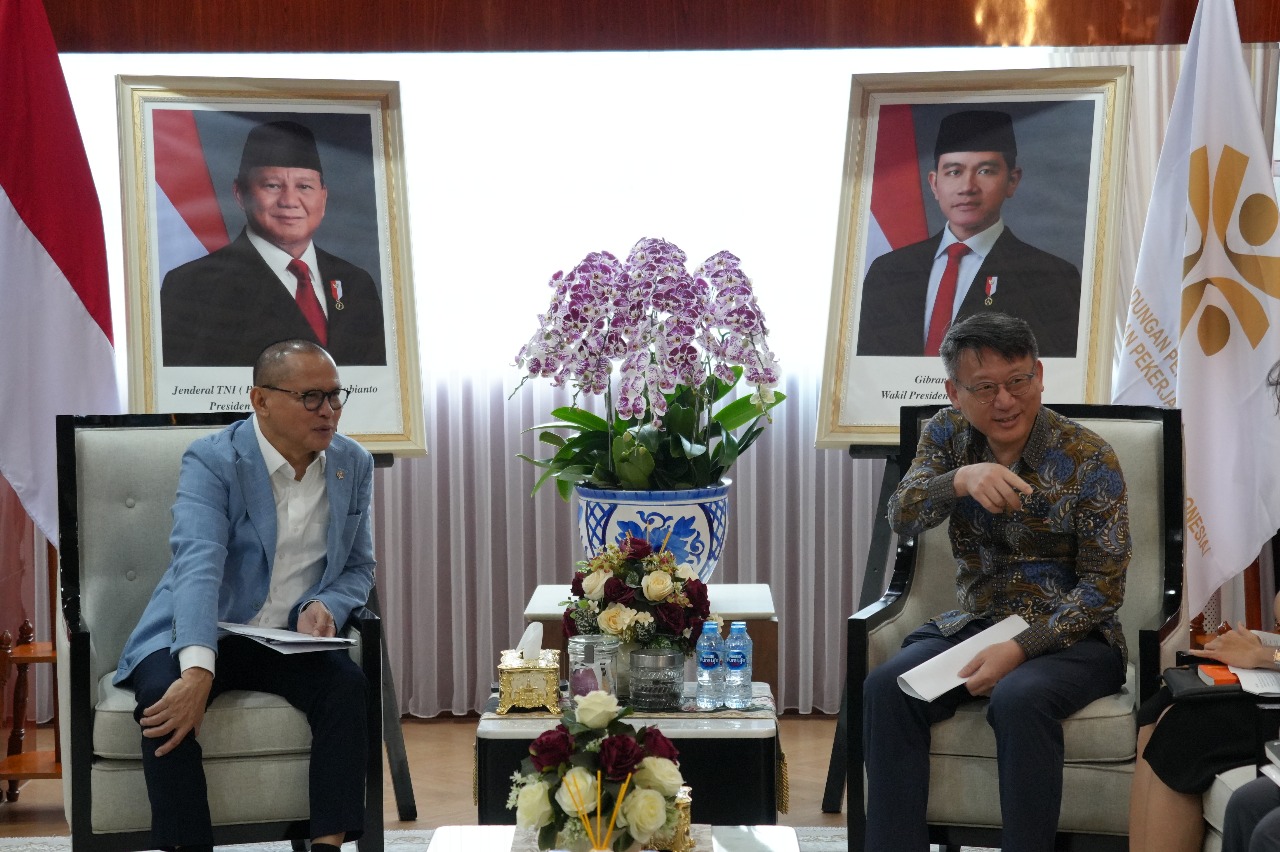Menteri P2MI Mukhtarudin ditemui Plt Dubes Korea Selatan untuk Indonesia. (SinPo.id/dok. KP2MI)