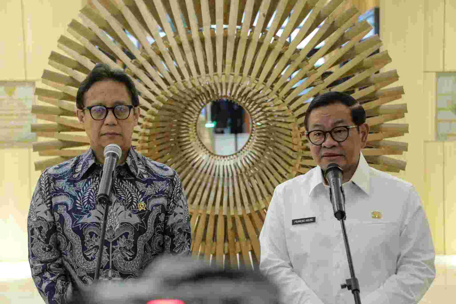 Menkes Budi Gunadi Sadikin bersama Gubernur DKI Jakarta Pramono Anung (SinPo.id/Pemprov DKI)