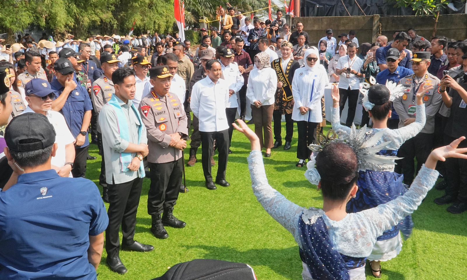 Tanam Raya Jagung Serentak Kuartal IV Tahun 2025 yang digelar di Desa Bantar Panjang, Kabupaten Tangerang, Provinsi Banten.