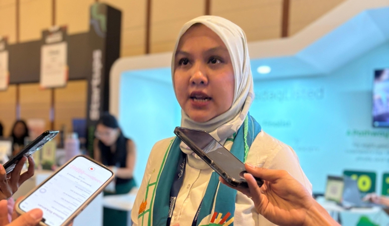 Director of Digital and Sustainability Grab Indonesia, Rivana Mezaya (SinPo.id/Tio Pirnando)