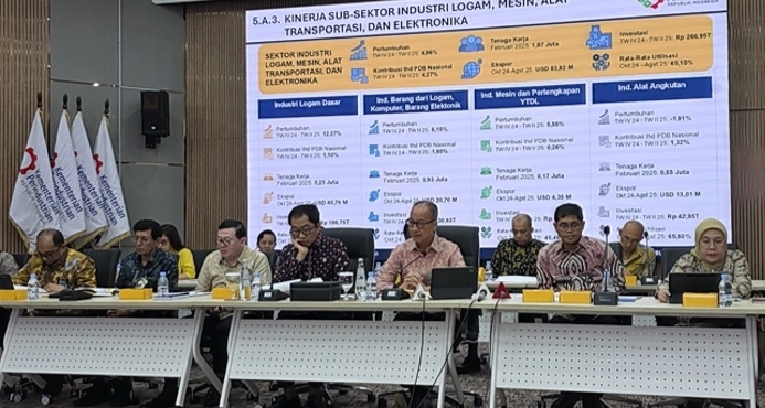 Menteri Perindustrian RI Agus Gumiwang Kartasasmita (SinPo.id/ Tangkapan layar)