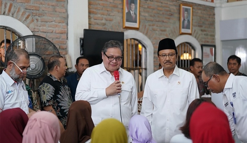 Menteri Koordinator Bidang Perekonomian Airlangga Hartarto. (SinPo.id/dok. Ekon)