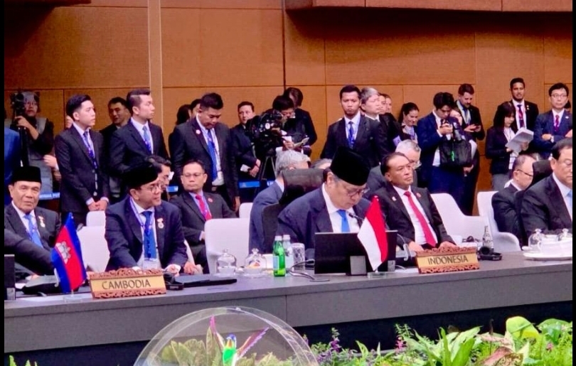 Menteri Koordinator Bidang Perekonomian Airlangga Hartarto. (SinPo.id/dok. Ekon)