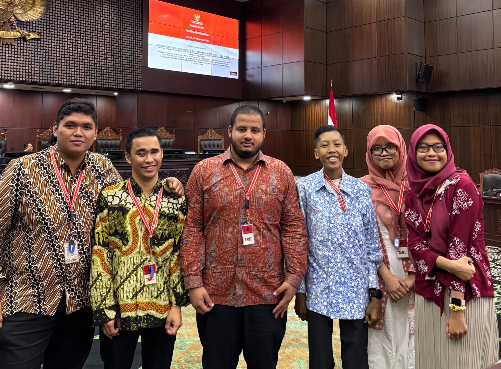 Para pemohon uji materi UU Disabilitas (Sinpo.id/Tim Media)