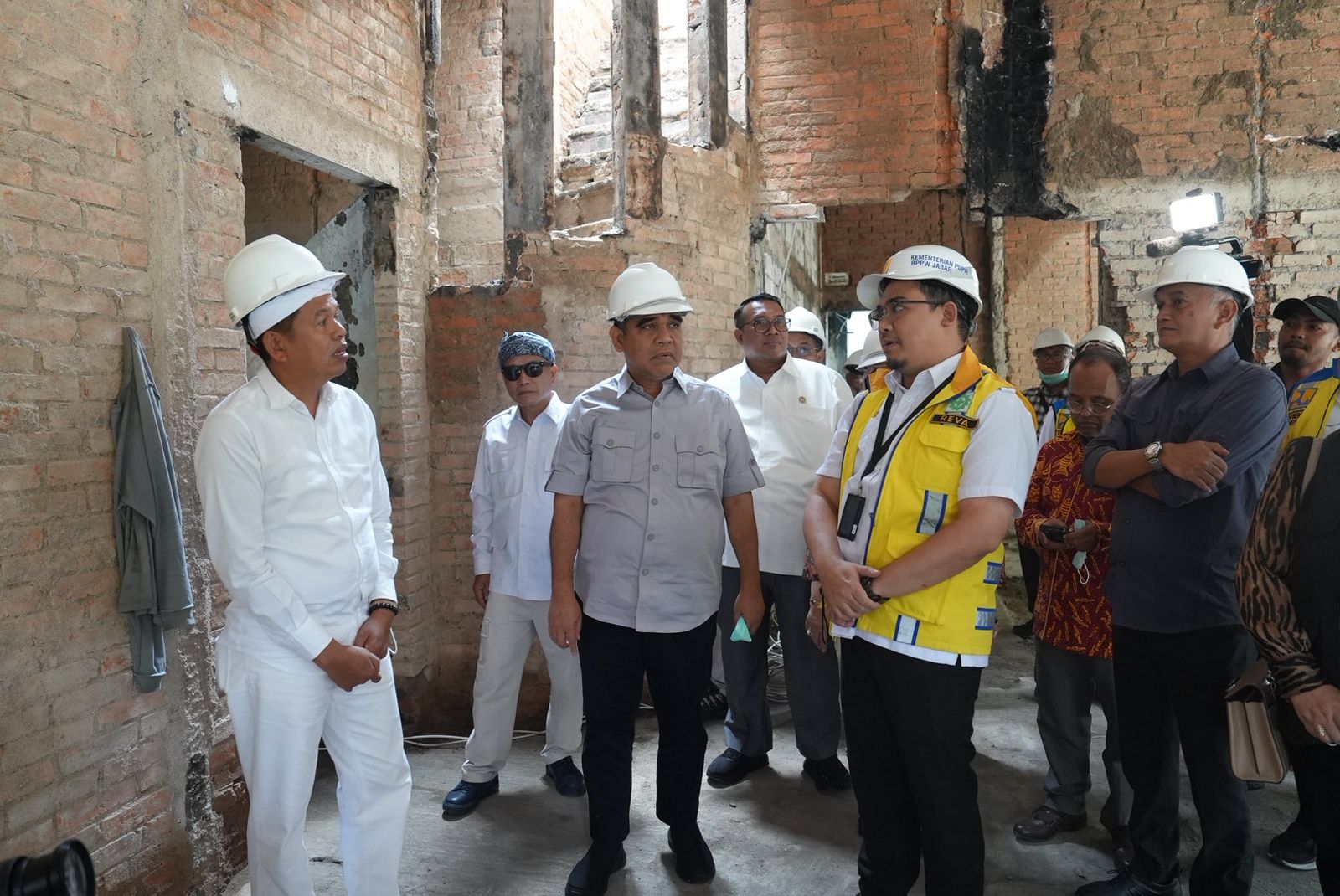 Peninjauan kondisi mess MPR di Bandung (Sinpo.id/MPR)