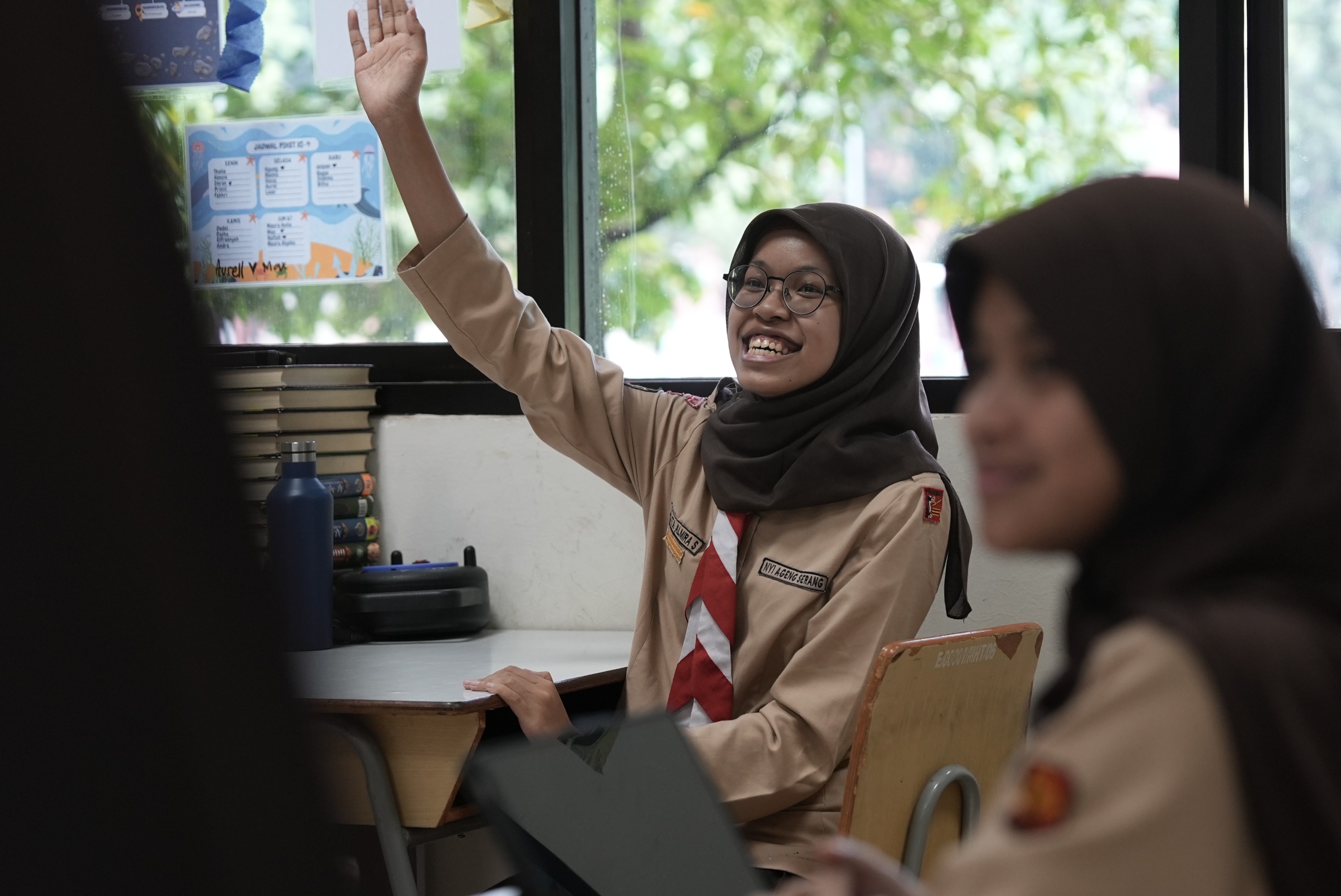 pengenalan Program Sekolah Garuda di SMAN Unggulan MH Thamrin, Jakarta, Rabu, 8 Oktober 2025. (SinPo.id/tim media)