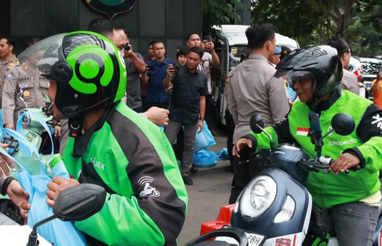 Ilustrasi Ojol Kamtibmas (SinPo.id/ Dok.PMJ)