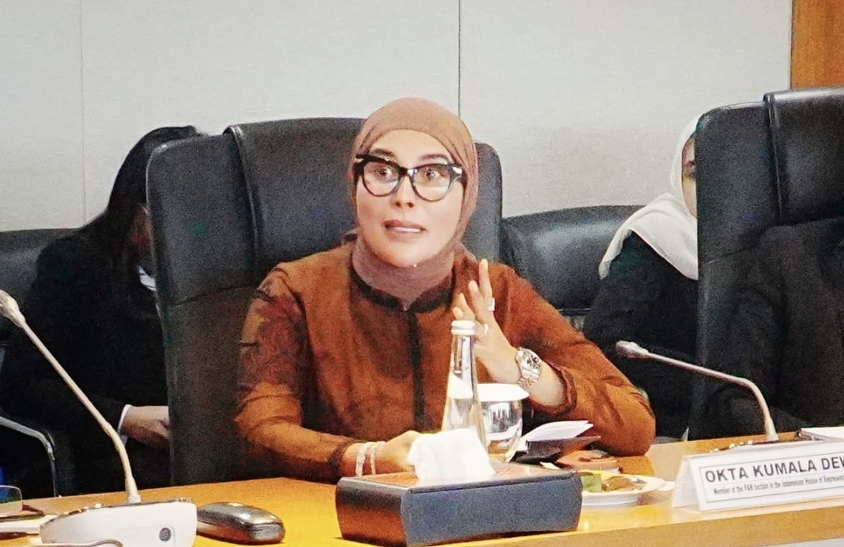 Anggota Komisi I DPR RI Okta Kumala Dewi. Istimewa