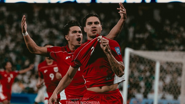 Timnas Indonesia sempat unggul 1-0 di awal babak pertama. (SInPo.id/PSSI)