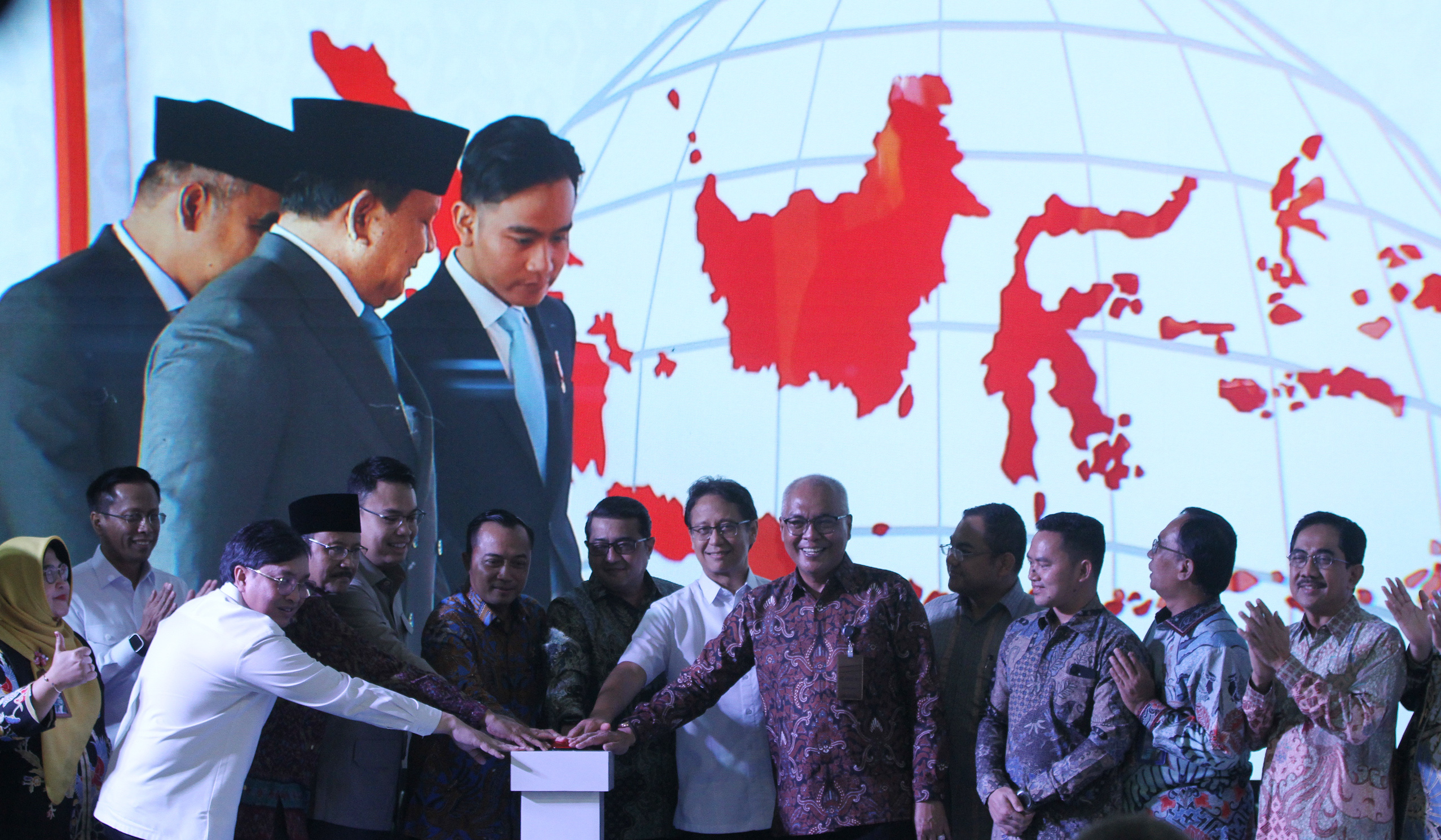 Pembukaan pameran Haluan Merah Putih. (Agus Priatna/SinPo.id)