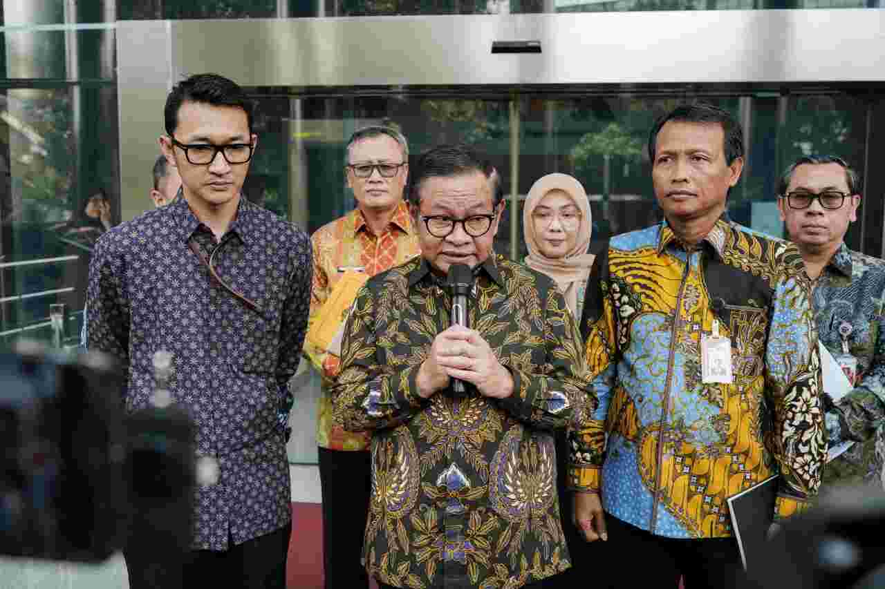 Gubernur DKI Jakarta Pramono Anung di KPK (SinPo.id/ Dok. Pemprov DKI)