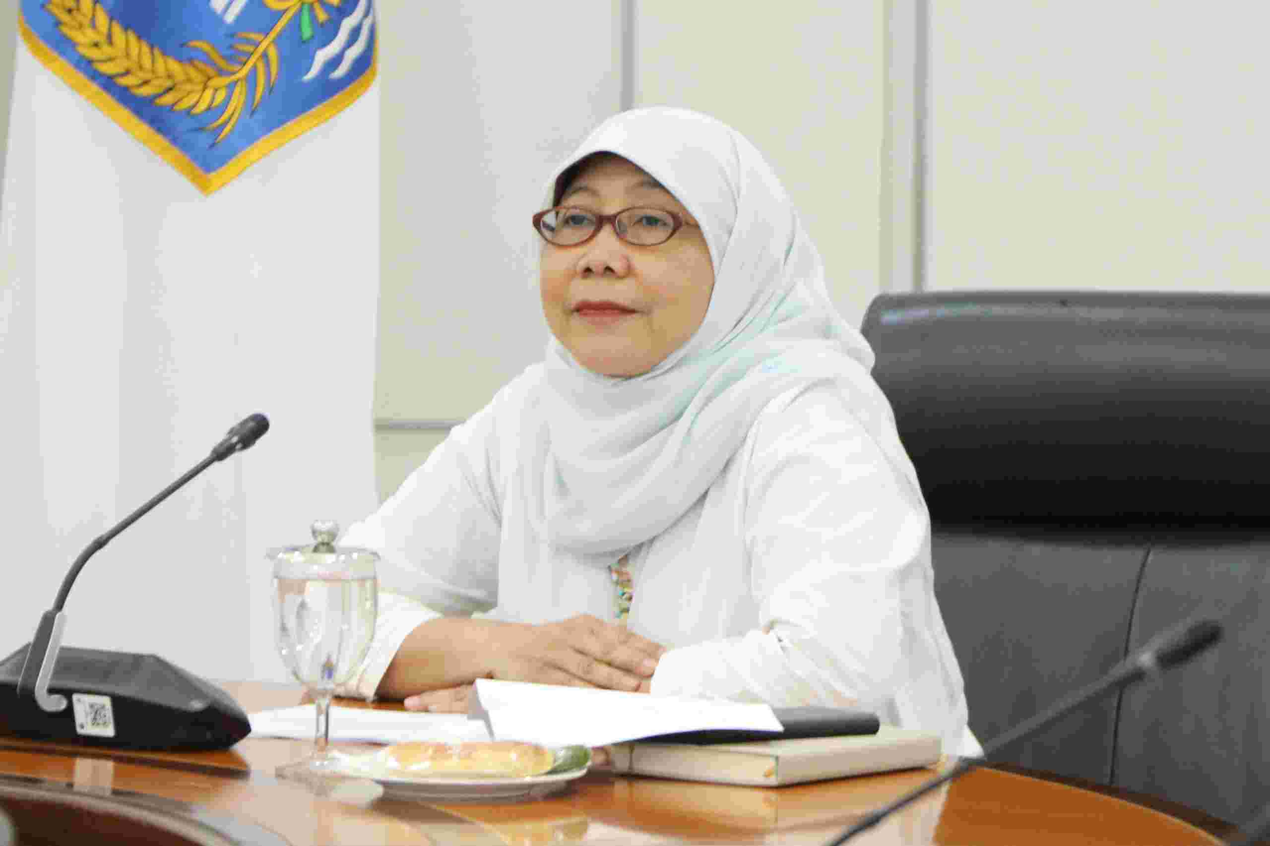 Asisten Perekonomian dan Keuangan Sekretaris Daerah DKI Jakarta, Suharini Eliawati (SinPo.id/ Dok. Pemprov DKI)