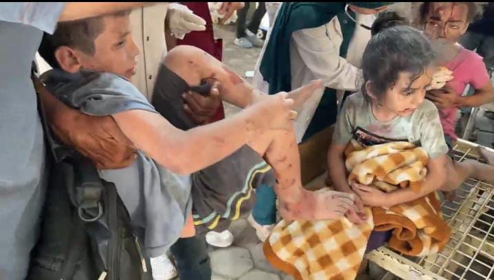 Foto: Jurnalis Gaza Mohammad Rabah