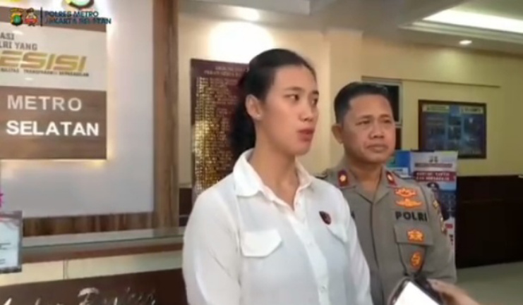 Kanit PPA Polres Metro Jakarta Selatan AKP Citra Ayu (SinPo.id/Tangkapan layar)