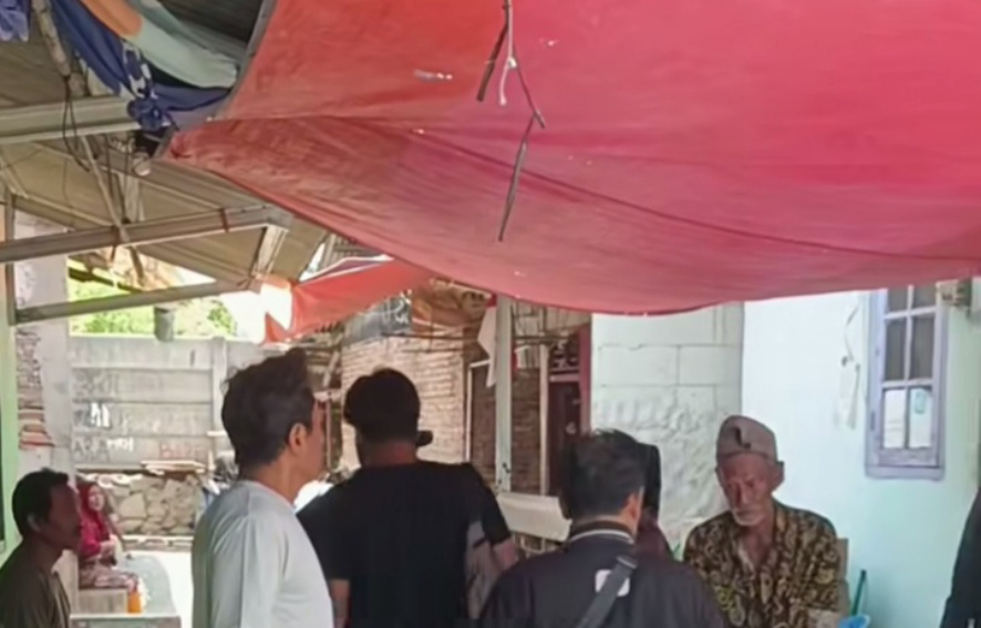 Rumah korban pembunuhan di Cilincing Jakarta Utara (SinPo.id/Tangkapan layar)