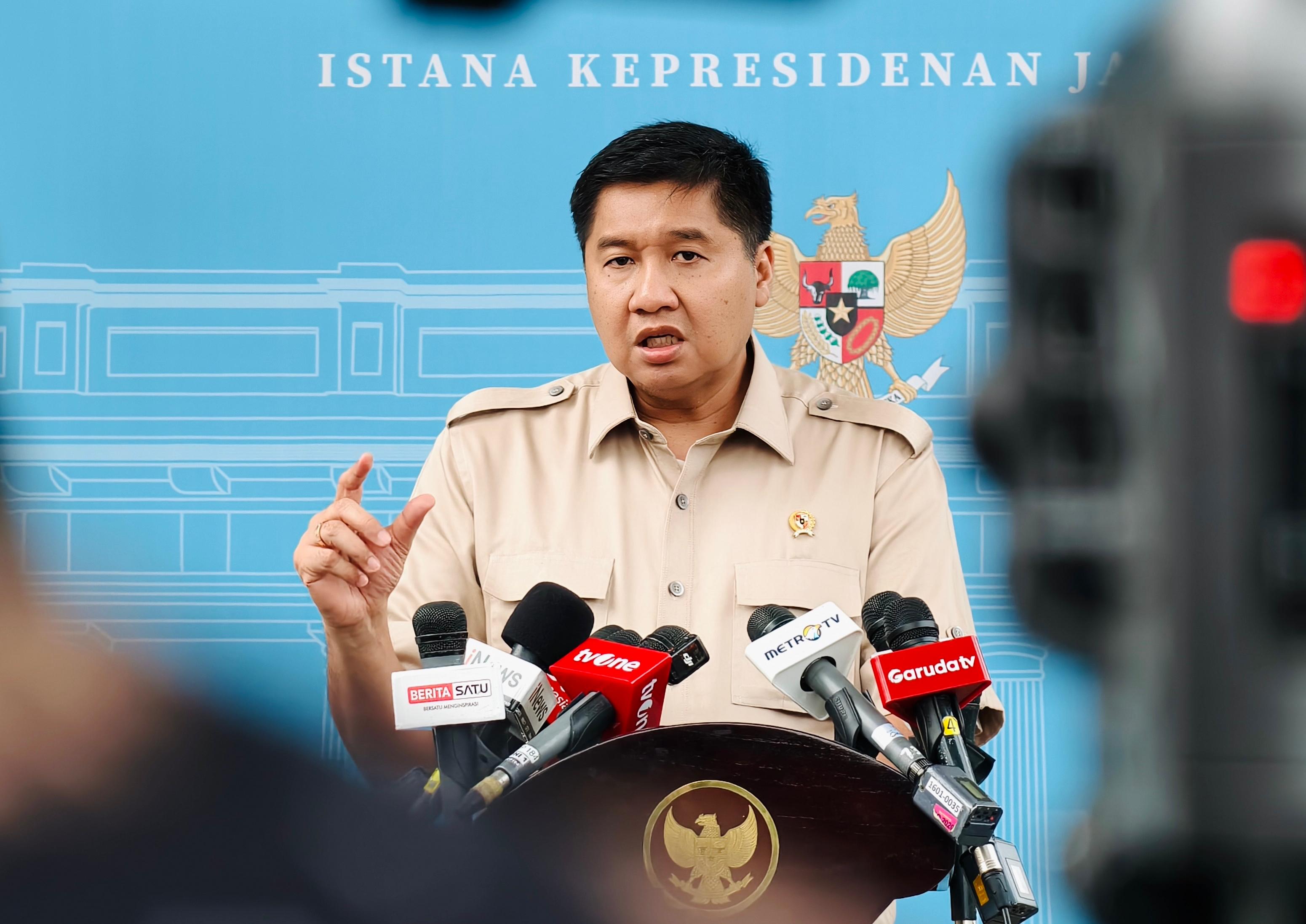 Menteri Perumahan dan Kawasan Permukiman (PKP) Maruarar Sirait (SinPo.id/BiroSetpres)