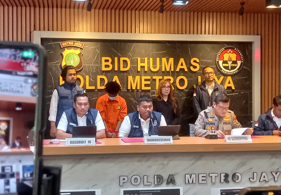 Konferensi pers peretasan salah satu bank di Jakarta (SinPo.id/Firdausi)