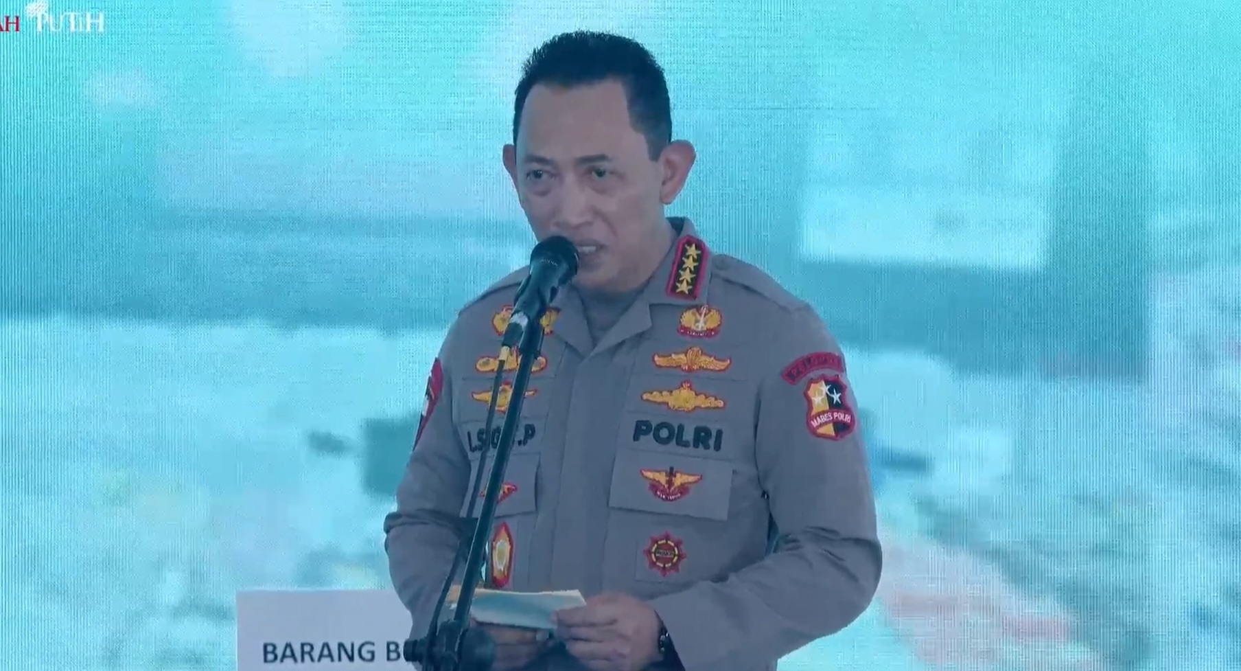 Kapolri Listyo Sigit Prabowo (SinPo.id/YoTube Setpres)