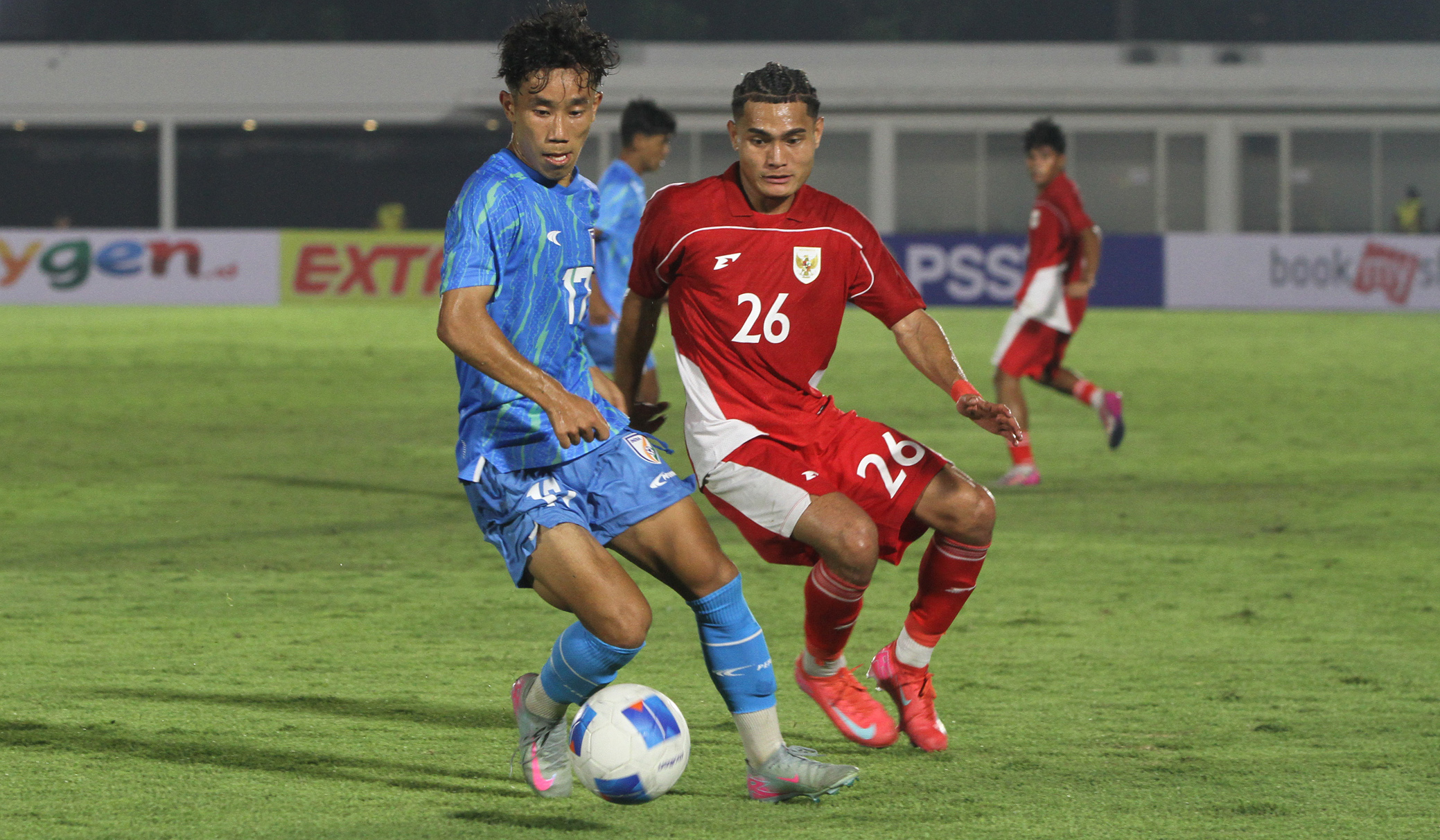 Timnas U-23 jalani laga persahabatan dengan timnas India U-23. (Agus Priatna/SinPo.id)