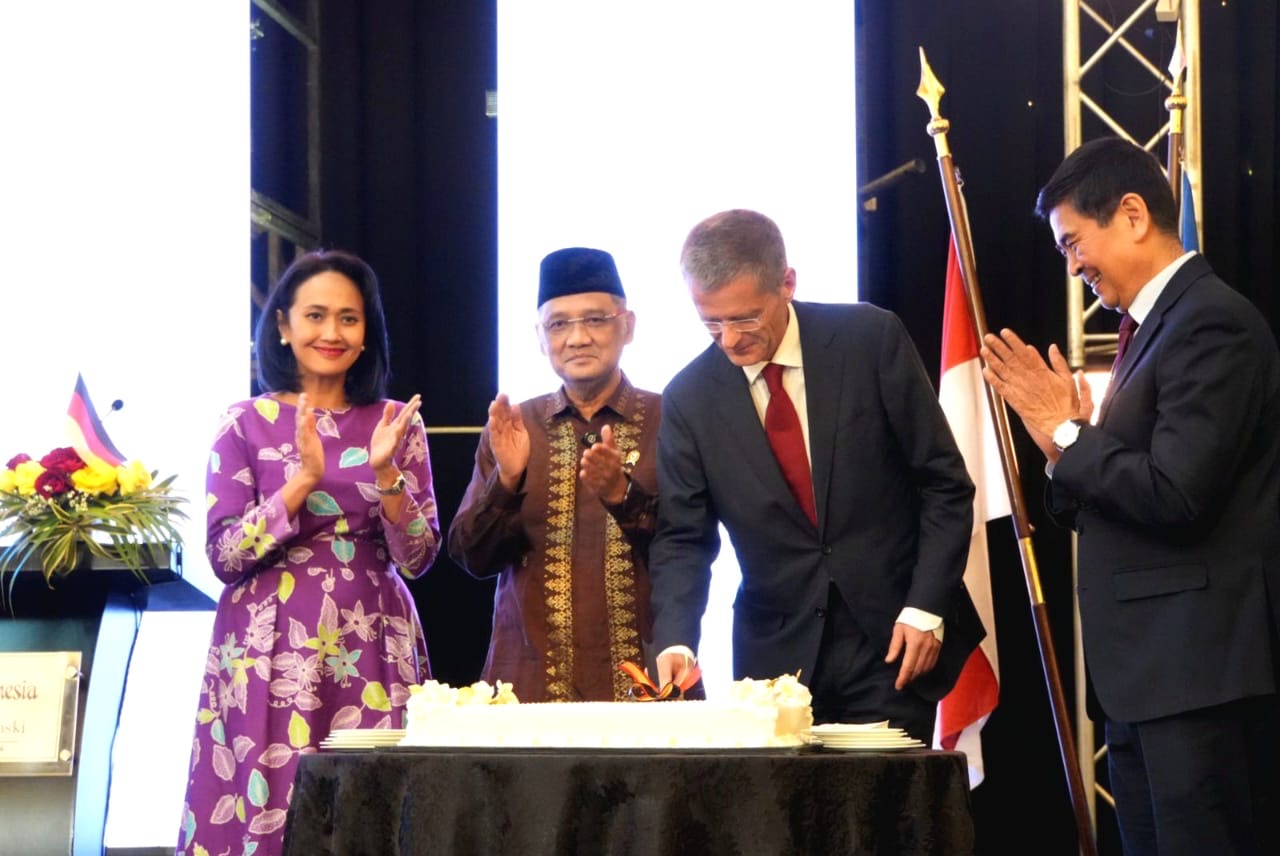 Wamen P2MI Christina Aryani menghadiri The Day of German Unity. (SinPo.id/dok. KP2MI)