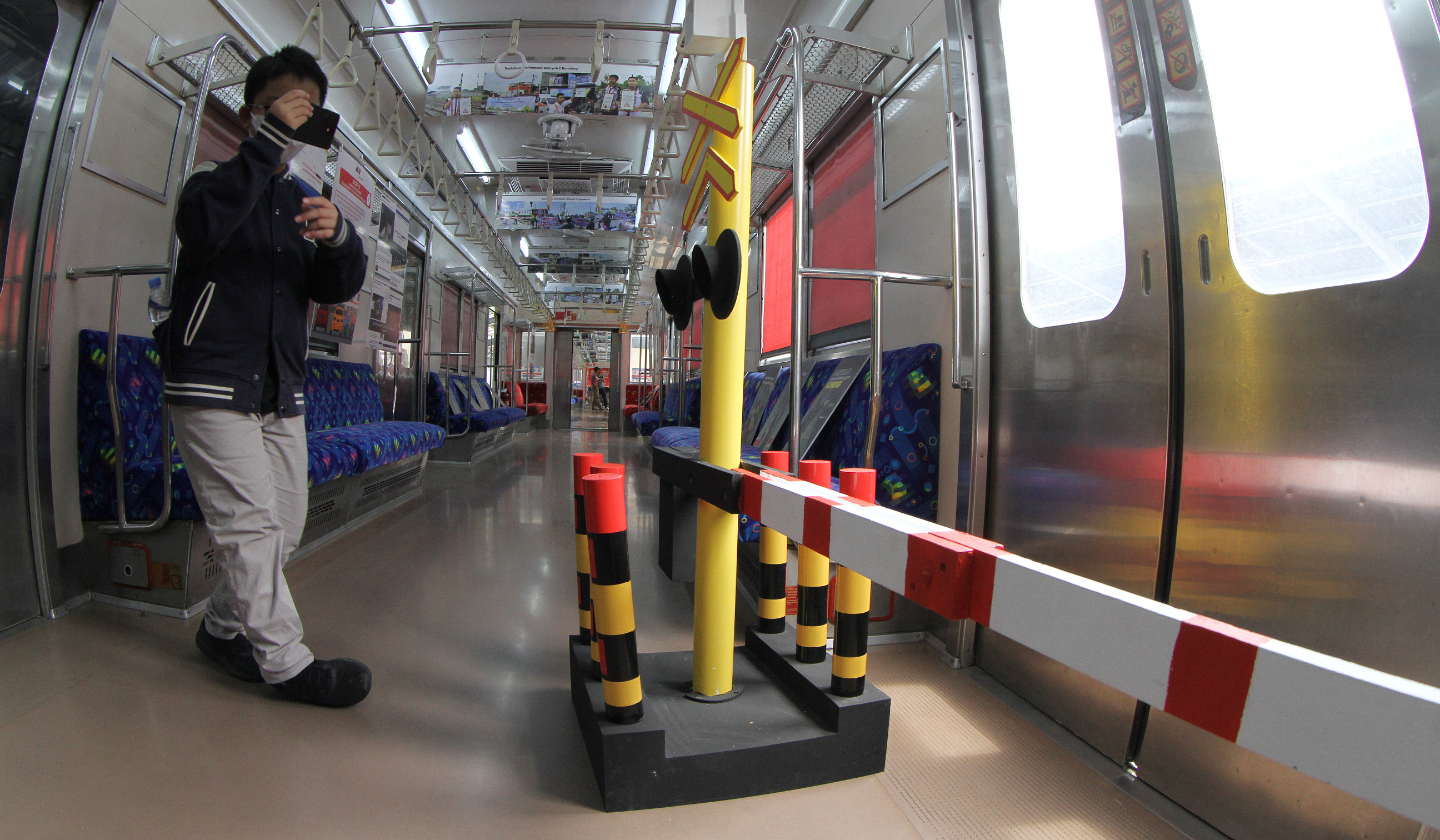 Museum mini di Stasiun Jakarta Kota. (Agus Priatna/SinPo.id)