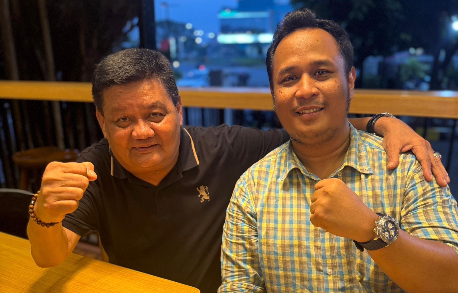 Koordinator Tim Pemenangan Abdul Rahman (Arnovi), Bimo Nurahman. (Kanan) Istimewa