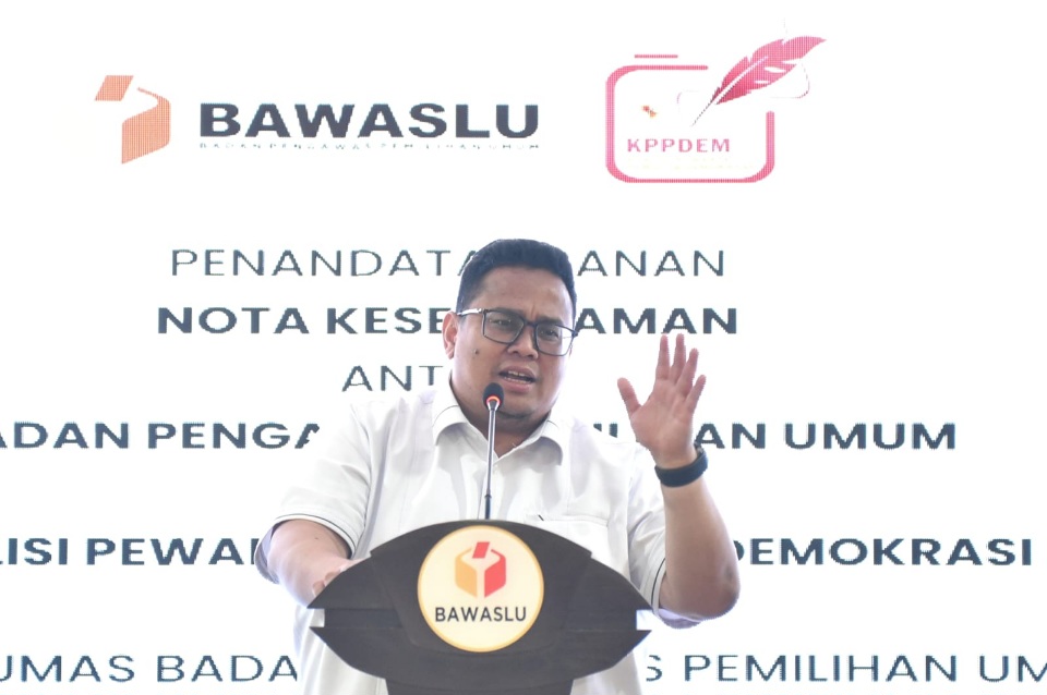 Ketua Bawaslu RI, Rahmat Bagja (SinPo.id/Sigit Nuryadin)
