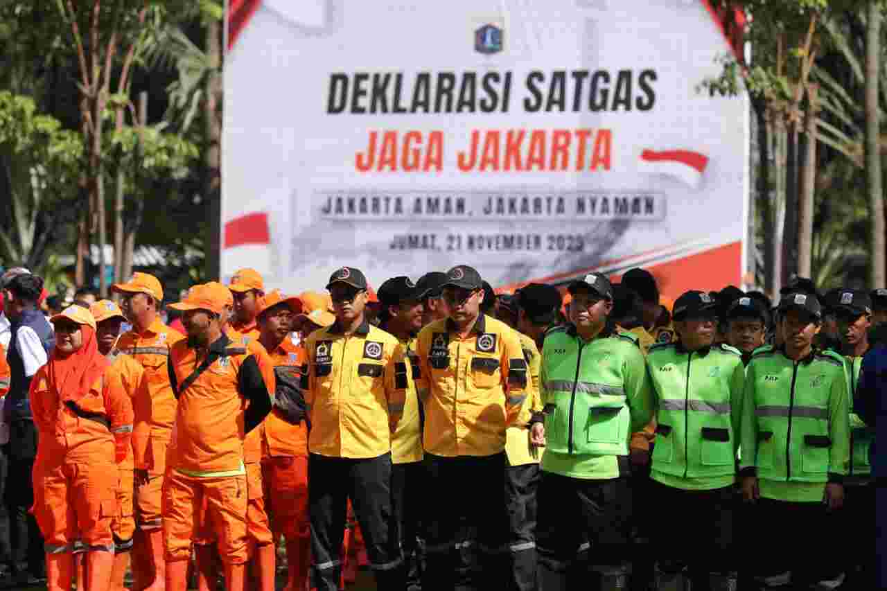 Deklarasi Satgas Jaga Jakarta (SinPo.id/ Dok. Pemprov DKI)
